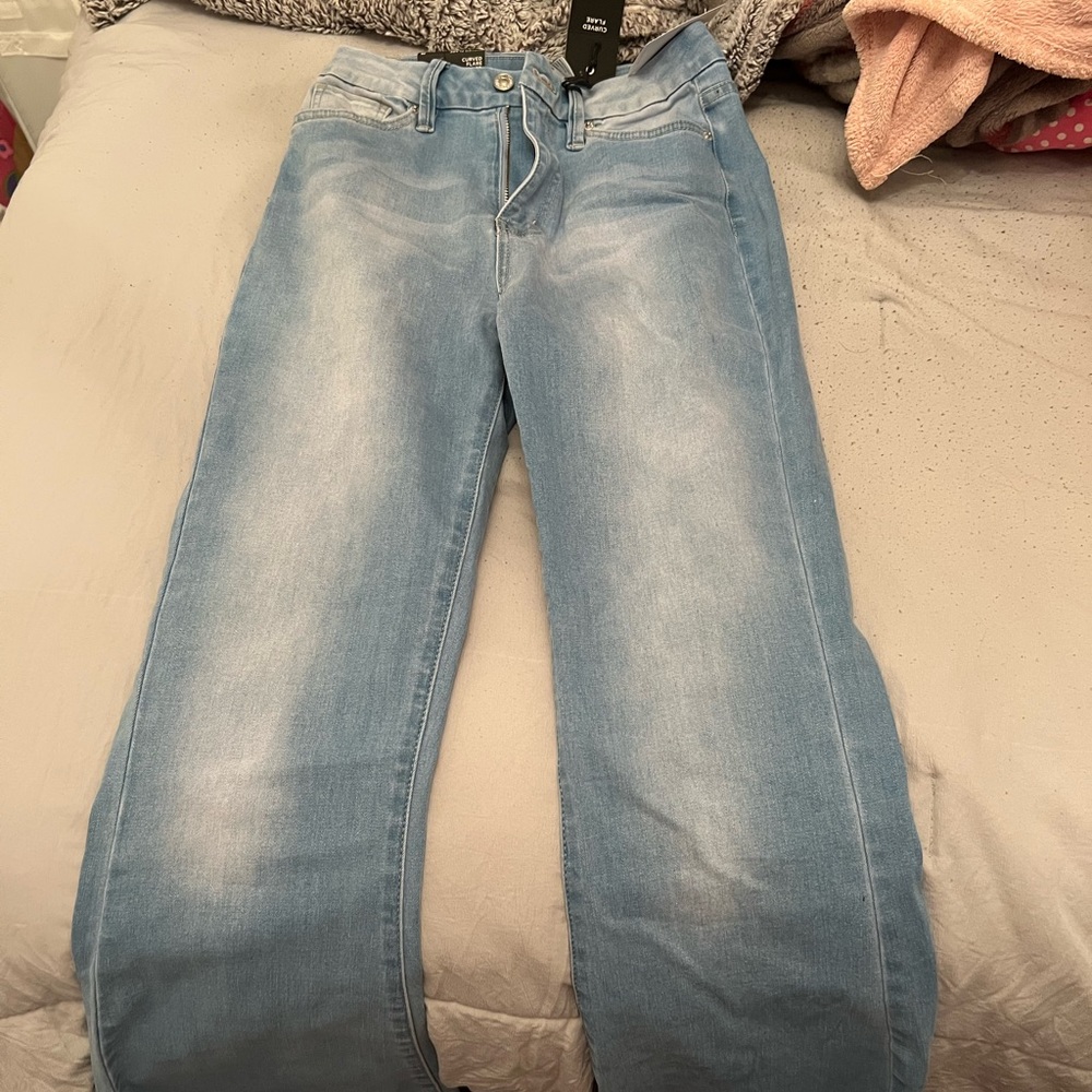 curved flare jeans from F21 size 28